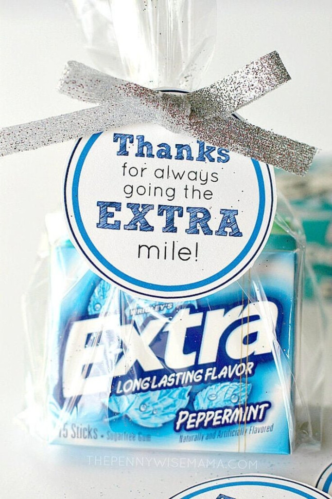 Thanks For Going The EXTRA Mile Gift Tag Teacher Etsy Diy Teacher 