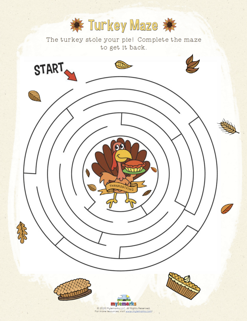 Thanksgiving Activity Pack