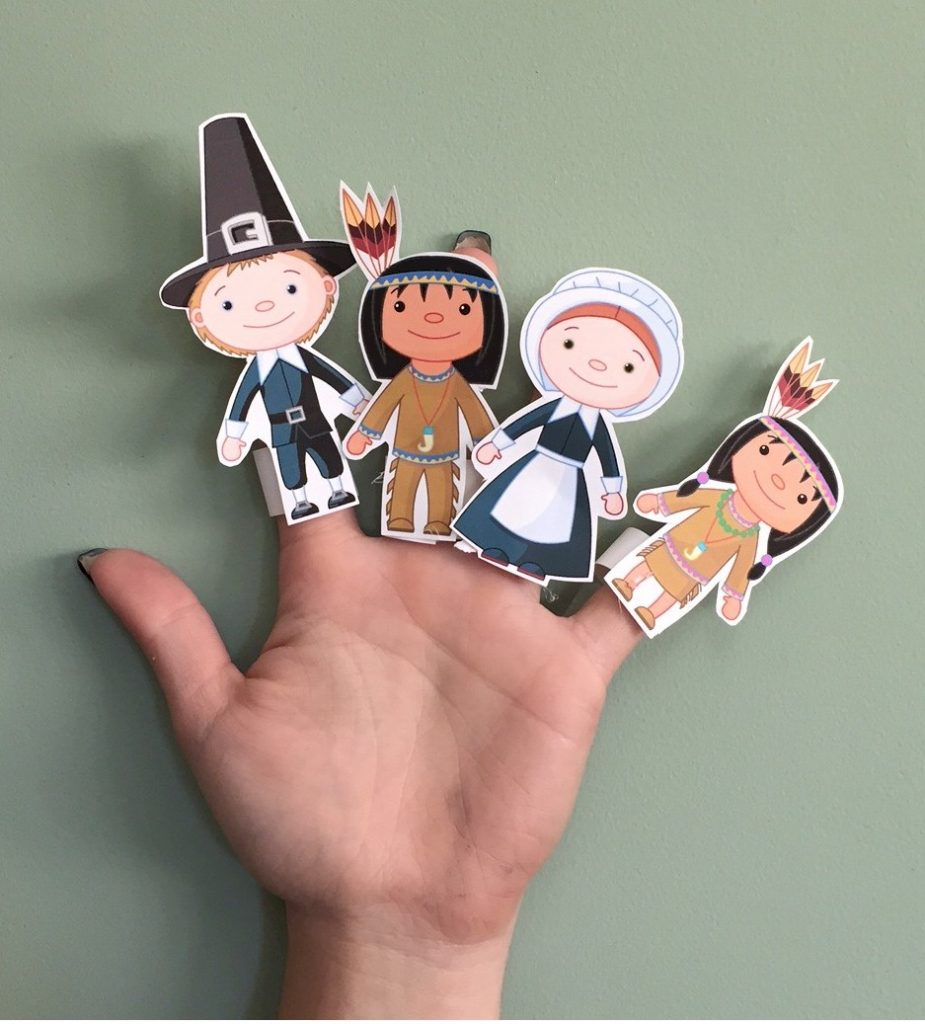 Thanksgiving Finger Puppets Fun Family Crafts