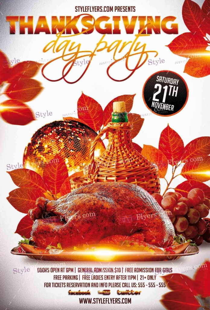 Thanksgiving Flyers Free Templates Cards Design Templates