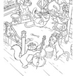 The AristoCats Coloring Pages To Download And Print For Free