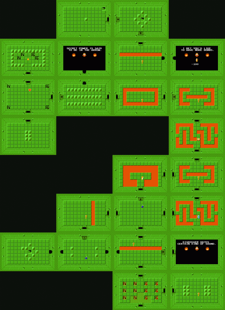 The Legend Of Zelda Dungeon Maps