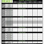 The New And Improved Body Beast Workout Sheets Tra FitInspiration