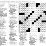 The New York Times Crossword In Gothic 06 14 13 The Friday Crossword