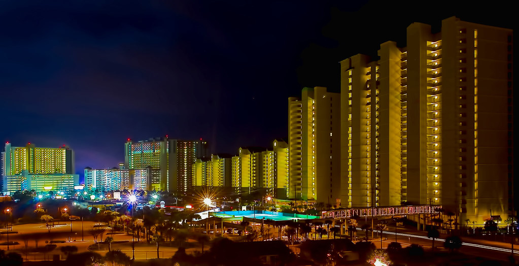 The Skyline Of Panama City Beach Florida U S A Panama C Flickr