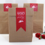 TheFabEvent Brown Paper Bag With Deco