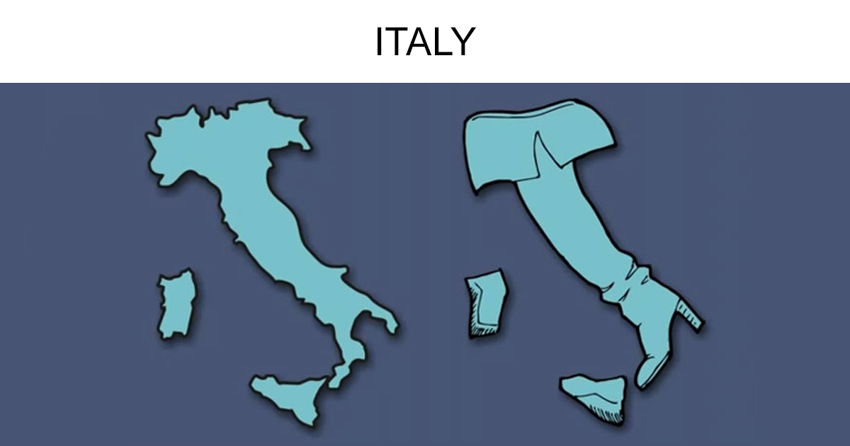 This Artist Reimagined European Countries Shapes As Funny
