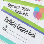 This Printable Birthday Coupon Book Is The Best Gift For Kids Sunny