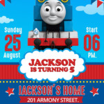 Thomas The Train Birthday Invitation Oscarsitosroom Thomas The