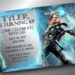 Thor Birthday Banner Printable Thor Happy Birthday Banner Thor