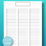 Three Column To Do List Printable Etsy To Do Lists Printable To Do