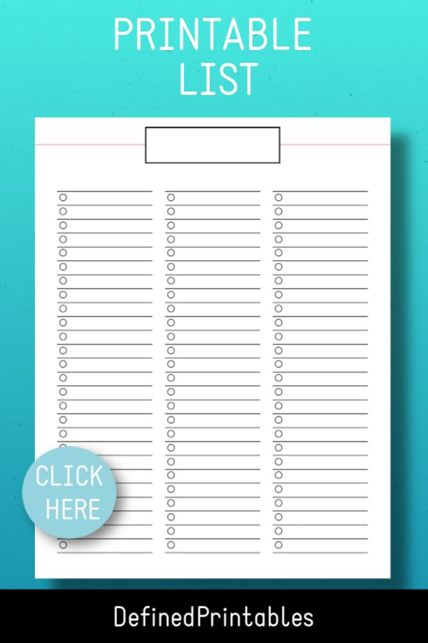 Three Column To Do List Printable Etsy To Do Lists Printable To Do 