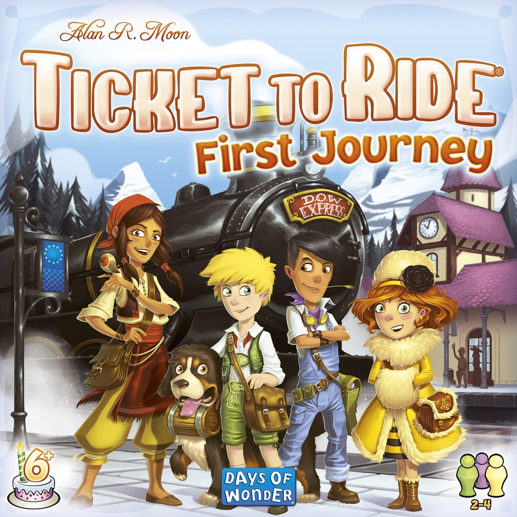 Ticket To Ride First Journey Europe Allt P Ett Kort