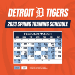 Tigers Announce 2023 Spring Training Schedule Ilitch Companies News Hub