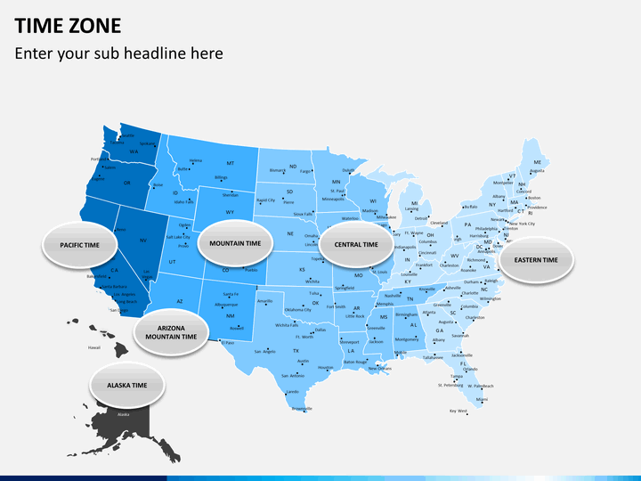 Time Zones PowerPoint Template SketchBubble