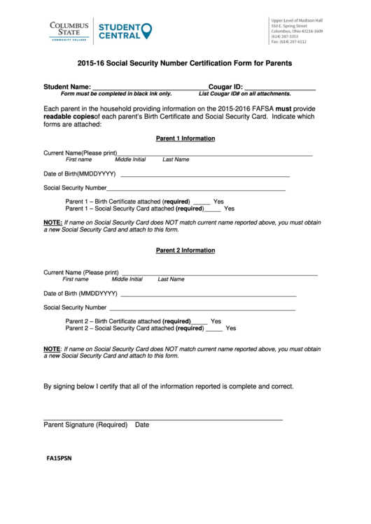 Top Social Security Card Replacement Form Templates Free To Download In 