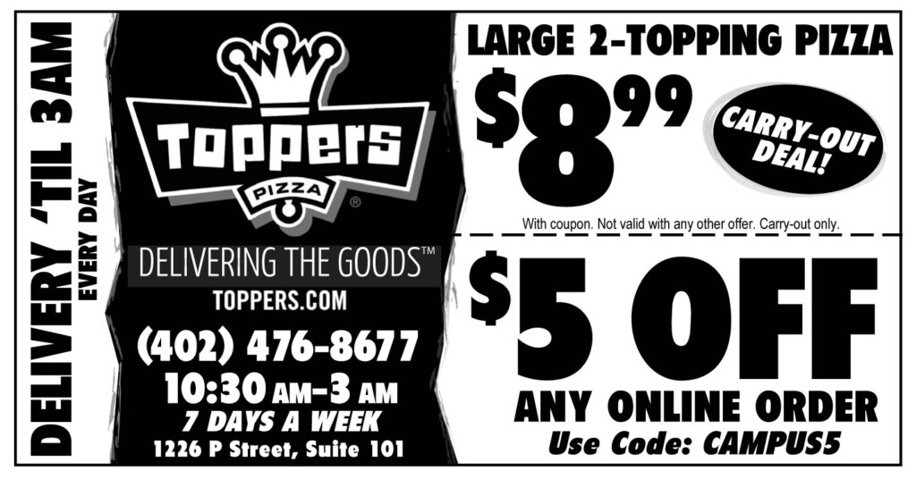 Toppers Pizza Campus Cash Coupons A Web Coupon Brought To You By 