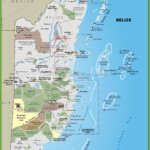 Tourist Map Of Belize