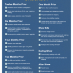 Trade Show Planning Checklist Template Printable Pdf Download