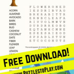 Trees Word Search Puzzle Kids Word Search Free Printable Word