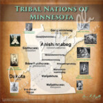 Tribal Nations Of Minnesota Map Native American History Native