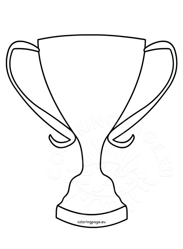 Trophy Coloring Page At GetColorings Free Printable Colorings 