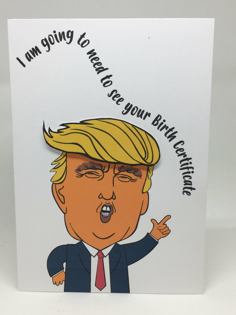 Trump Birthday Card