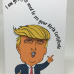 Trump Birthday Card