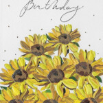 Turnowsky Sunflowers Birthday Card MO8253