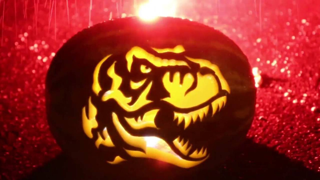 Tyrannosaurus Pumpkin Jack O Lantern Pumpkin Carving Pumpkin