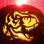 Tyrannosaurus Pumpkin Jack O Lantern Pumpkin Carving Pumpkin