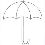 Umbrella Coloring Pages For Childrens Printable For Free