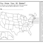 United States Map Activity Worksheet Map Quiz Us State Map Us Map