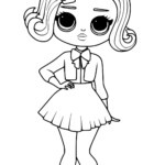 Uptown Girl Lol Omg Coloring Page Printable