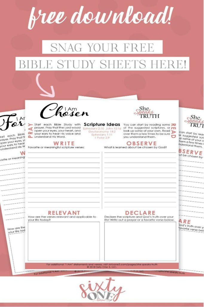 Use These 10 FREE Bible Study Printables To Dig Deep Into God s Word 