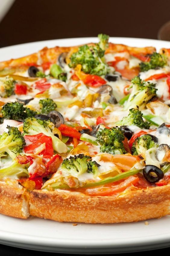 Veggie Ranch Pizza Recipe With Ranch Salad Dressing Cheddar Cheese 