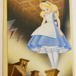 Vintage Alice In Wonderland Walt Disney Birthday Card Etsy