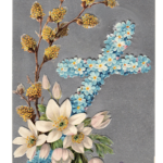 Vintage Clip Art Easter Cross Postcard The Graphics Fairy