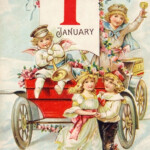 Vintage Early 1900 s Happy New Year Postcard Vintage Fangirl