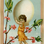 Vintage Easter Egg Fairy Image The Graphics Fairy