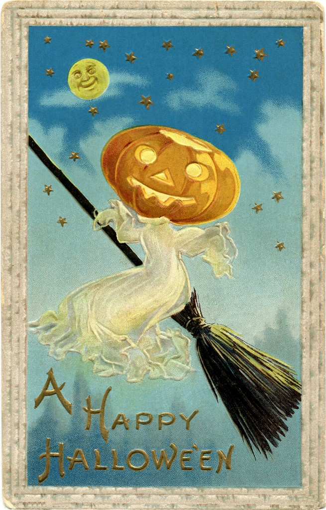 Vintage Halloween Image Free Ghost The Graphics Fairy