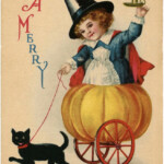 Vintage Sweet Halloween Witch Image Darling The Graphics Fairy