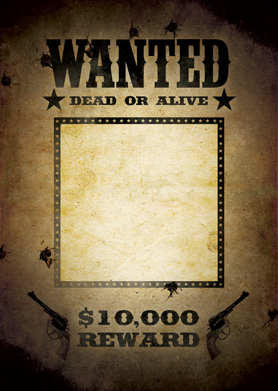 Wanted Poster Template Free Poster Templates Backgrounds