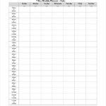 Weekly Planner Template 24 Free PDF Word Documents Download Free
