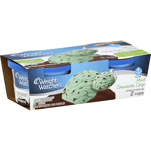 Weight Watchers Ice Cream Cups Premium Mint Chocolate Chip 