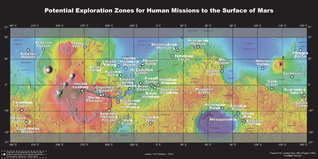 Where Should Humans Land On Mars Workshop To Discuss Possibilities 