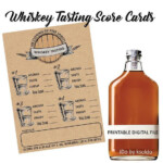 Whiskey Or Whisky Tasting Score Cards Whiskey Rating Etsy Whiskey