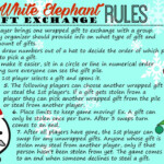 White Elephant Gift Exchange Tips AND Free Printables Invitations