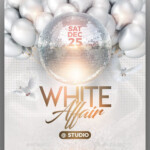 White Party All White Party Party Flyer White Party