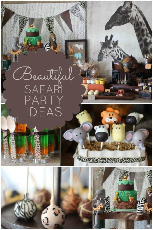 Wild Animal Safari Birthday Party Birthday Party Ideas For Kids